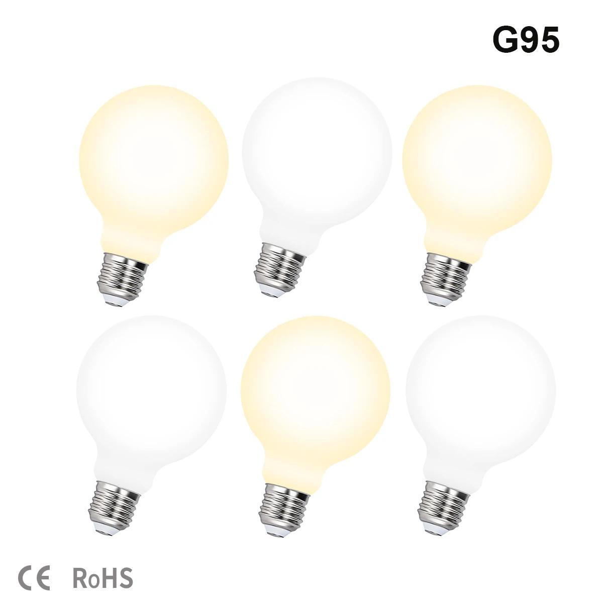  LED , E27 5W G95 νƮ  , 85V-265V ۷κ  ,  ȭƮ, 3000K ߷ ȭƮ, 4500K Lampada LED